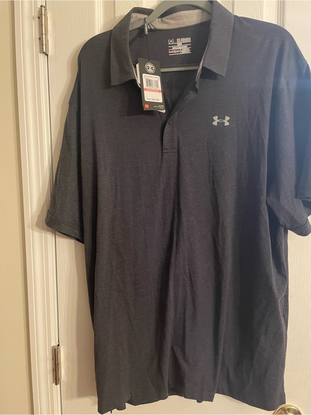 Under Armour Men’s Charcoal Polo with Logo